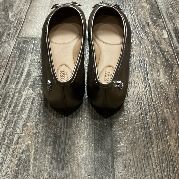 Ralph Lauren Metallic Brown Ballet Flats Size 6B - Picture 7 of 16